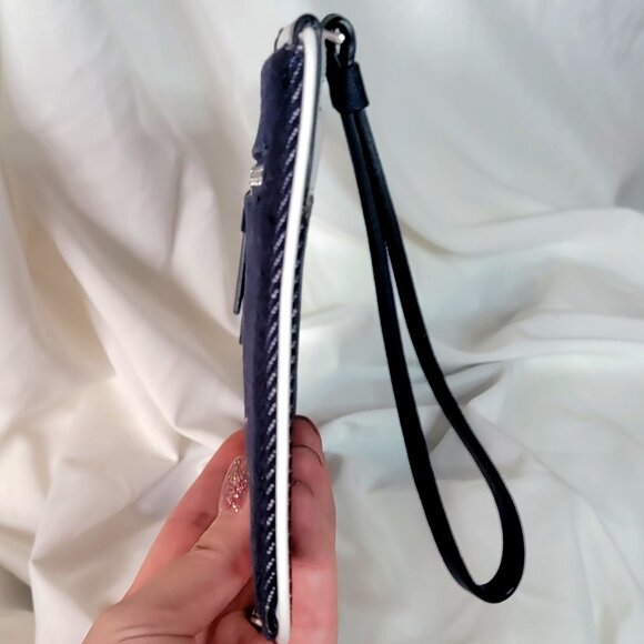 Kate Spade Cameron Denim Colorblock Medium L-Zip Wristlet, Retail: $75, NWOT - Picture 4 of 10